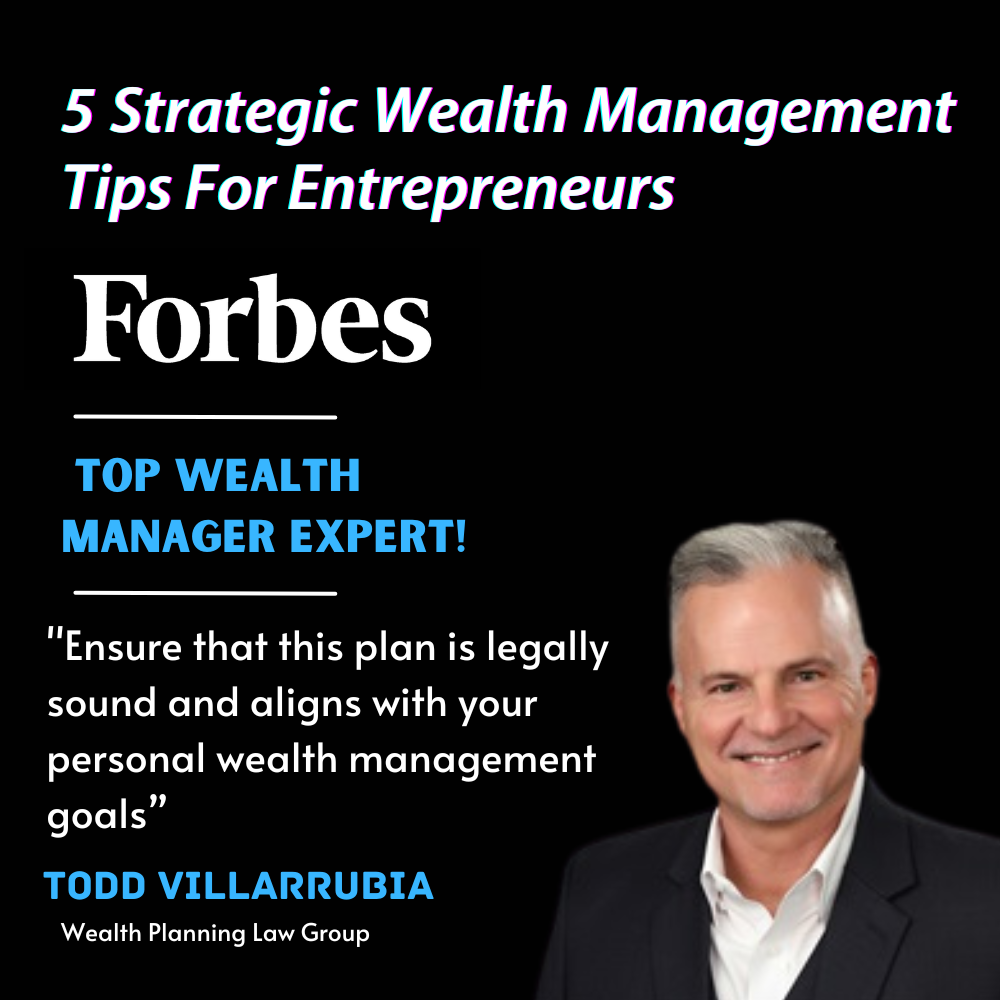 Wealth management for entrepreneurs